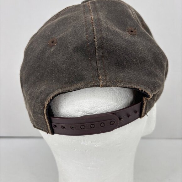 Chevrolet Snap Back Baseball Cap Brown Adult One Size Embroidered Chevy Logo Hat - Picture 5 of 7